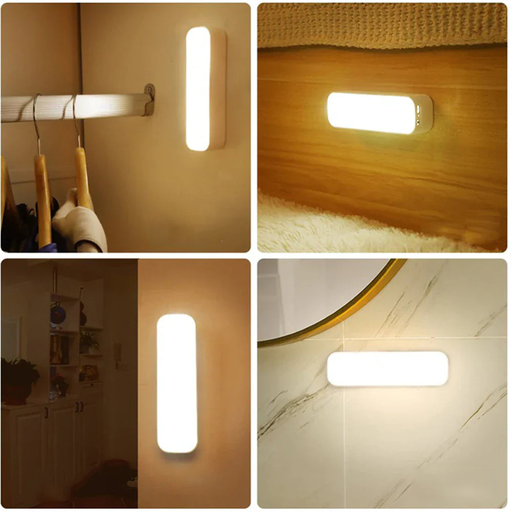 VIBEFLARE – Sleek Wireless Motion Sensor Wall Lamp with USB Rechargeable LED
