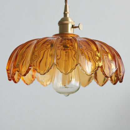 Blossom Glow Ceramic Pendant Lamp - Elegant Floral-Inspired Lighting Fixture