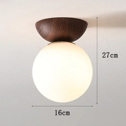 Scandinavian Flush Mount Ceiling Light Fixture with Elegant Glass Finish for Warm Illumination in Any Space