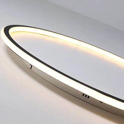 Scandinavian Round LED Ceiling Light Fixture – Minimalist Flush Mount Design for Modern Spaces, Soft Ambient Illumination
