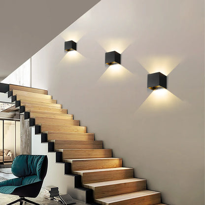 RadiantCube – Sleek Sensor Wall Lamp for Effortless Ambient Lighting