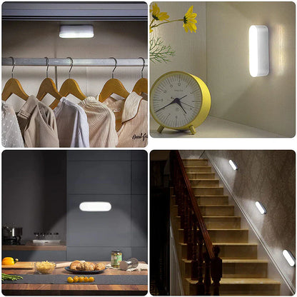 VIBEFLARE – Sleek Wireless Motion Sensor Wall Lamp with USB Rechargeable LED