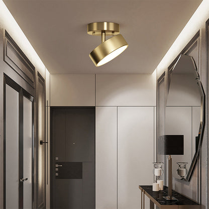 Sleek Adjustable LED Flush Mount Ceiling Light Fixture with Color Settings for Cozy Ambiance