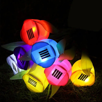BloomLite – Solar Powered Tulip Garden Lights