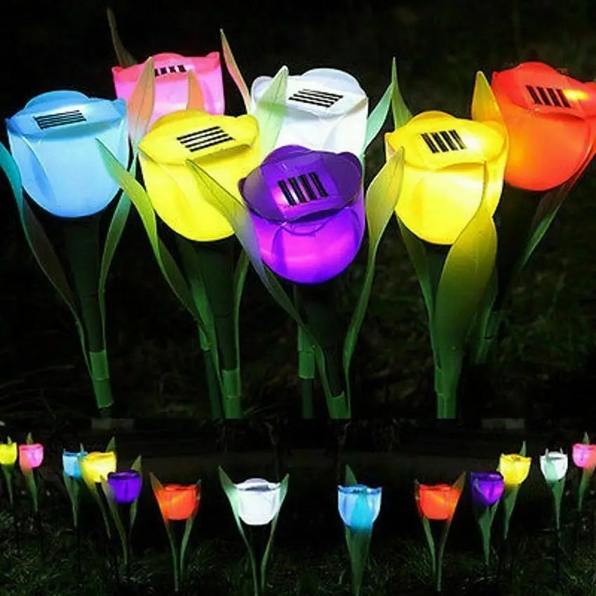 BloomLite – Solar Powered Tulip Garden Lights