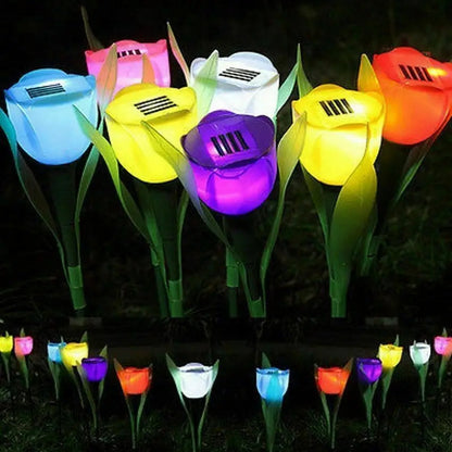 BloomLite – Solar Powered Tulip Garden Lights