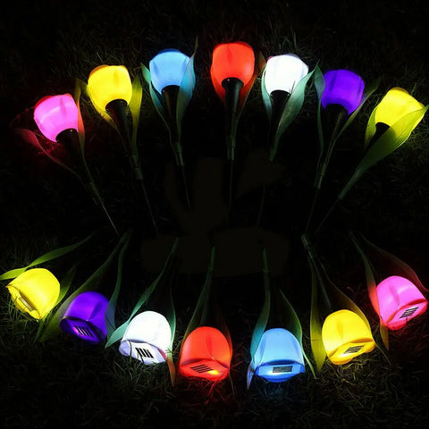 BloomLite – Solar Powered Tulip Garden Lights