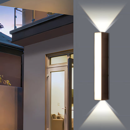 Ultra Radiant Extended Tube LED Exterior Wall Fixture - Perfect for Illuminating Outdoor Spaces