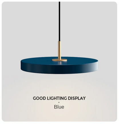 OrbitaGlow – Futuristic Metal LED Pendant Lamp