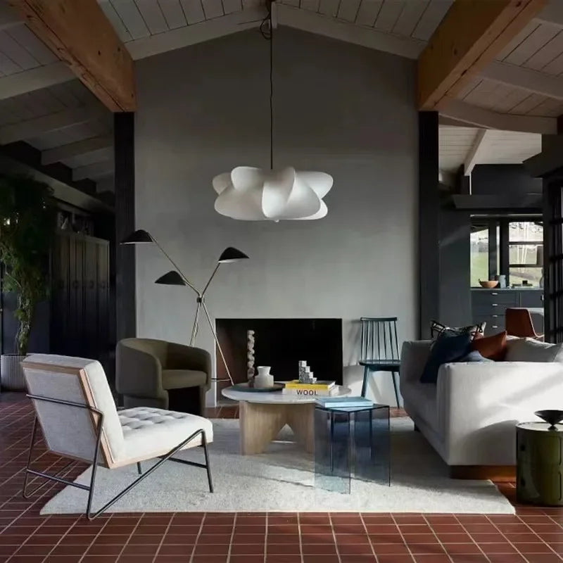 Wabi Sabi Silk Pendant Lamp – Japanese-Inspired Hanging Light for Modern Interiors, Elegant Design, Versatile Pendant Lighting