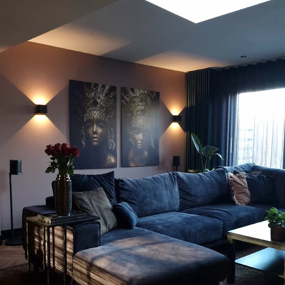 RadiantCube – Sleek Sensor Wall Lamp for Effortless Ambient Lighting