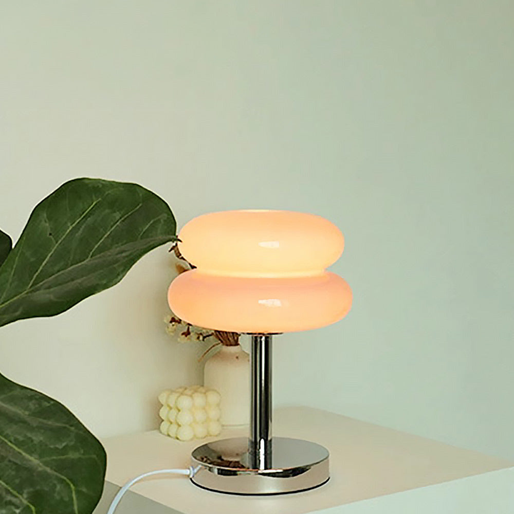 SOLVIA – Minimalist Glass Mini Table Lamp for Bedrooms & Living Spaces