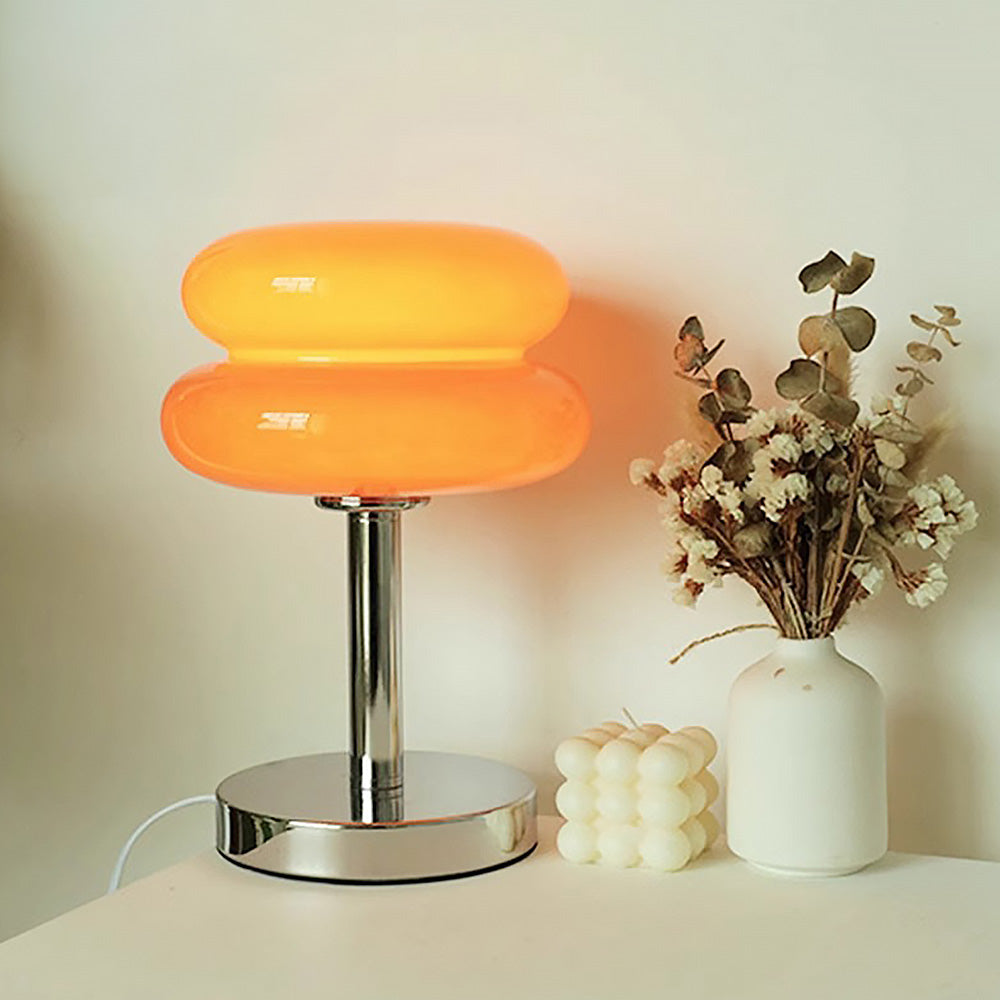 SOLVIA – Minimalist Glass Mini Table Lamp for Bedrooms & Living Spaces