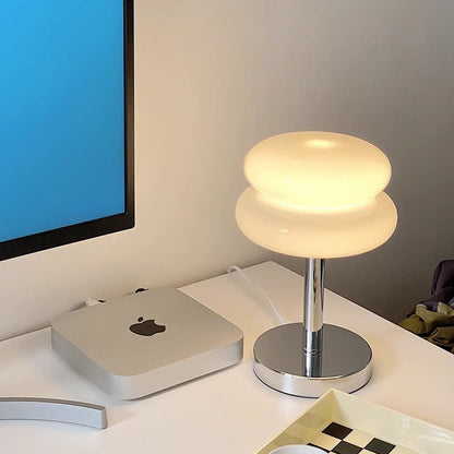 SOLVIA – Minimalist Glass Mini Table Lamp for Bedrooms & Living Spaces