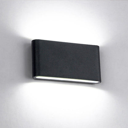 Contemporary Weatherproof LED Wall Sconce - Stylish Dual-Directed Illumination for Outdoor Spaces