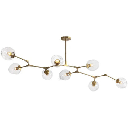 StellarBurst – Modern Sputnik Pendant Lamp with Glass Bubble Accents