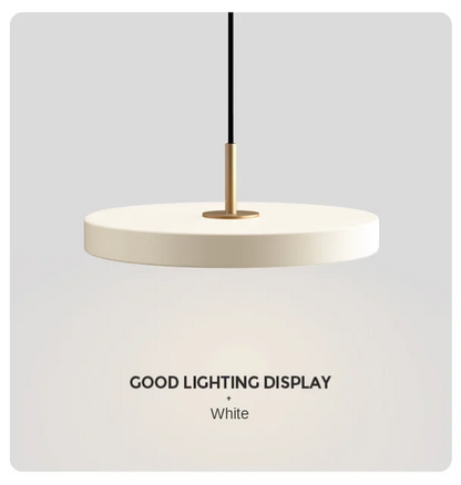 OrbitaGlow – Futuristic Metal LED Pendant Lamp