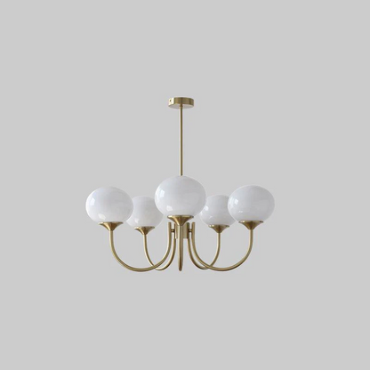 LunaLuxe – Modern Marshmallow-Inspired Chandelier