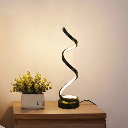 SPIRA - Modern Spiral LED Table Lamp for Stylish Ambiance