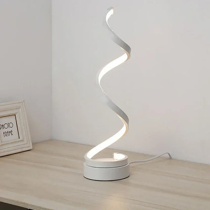 SPIRA - Modern Spiral LED Table Lamp for Stylish Ambiance