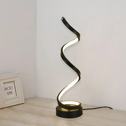 SPIRA - Modern Spiral LED Table Lamp for Stylish Ambiance