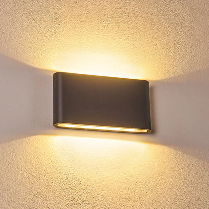 Contemporary Weatherproof LED Wall Sconce - Stylish Dual-Directed Illumination for Outdoor Spaces