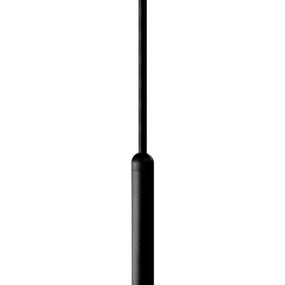 Mid-Century Modern Mini Opal Globe Pendant Light – Black and Brass, Adjustable Height Kitchen Pendant Lighting-6