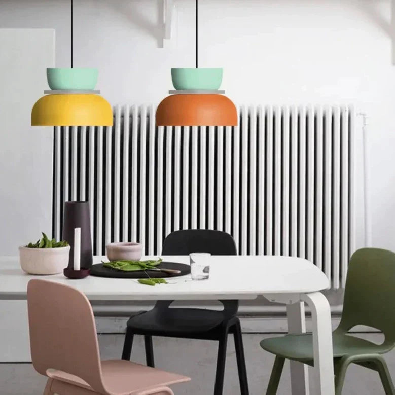 ScandiGlow Pendant Light – Cheerful Nordic Hanging Lamp