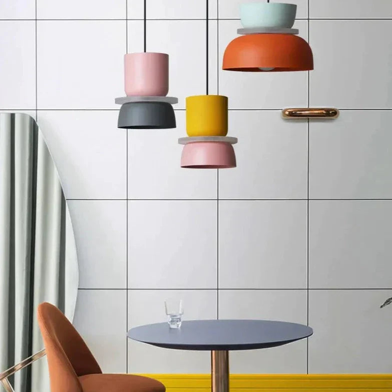 ScandiGlow Pendant Light – Cheerful Nordic Hanging Lamp
