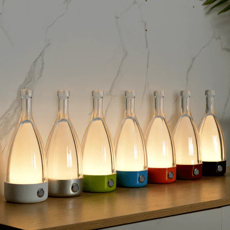 GlowBottle – Vintage Bottle Lamp for Cozy Ambience and Stylish Decor