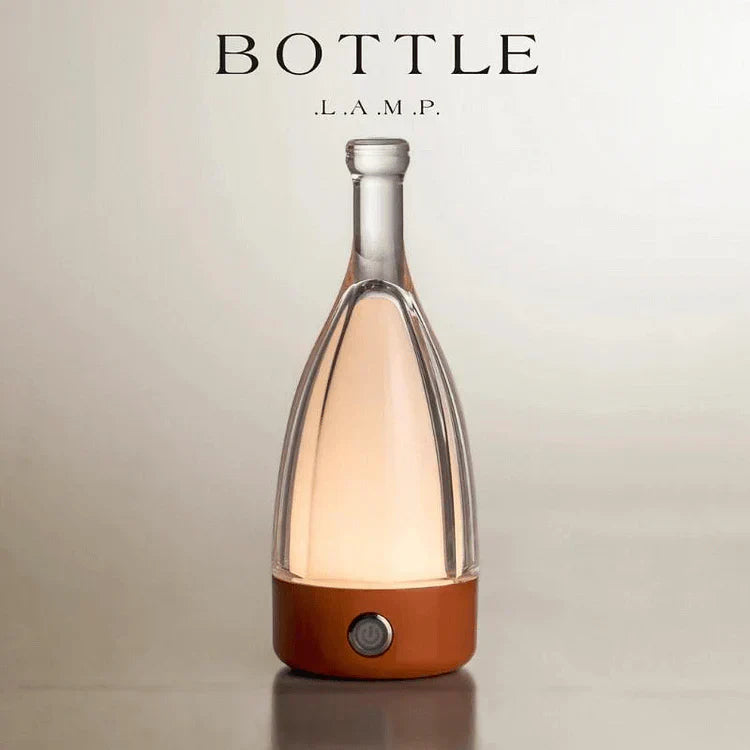 GlowBottle – Vintage Bottle Lamp for Cozy Ambience and Stylish Decor