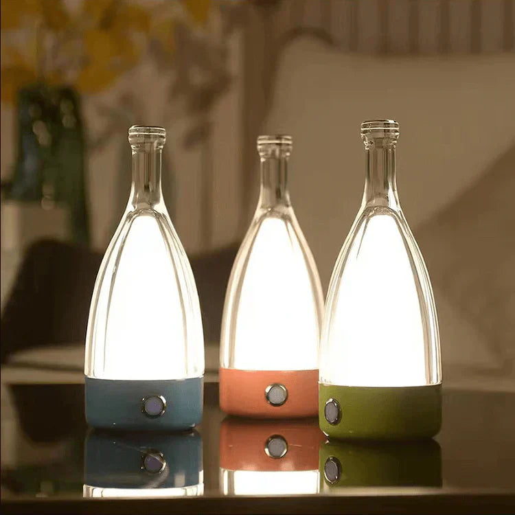 GlowBottle – Vintage Bottle Lamp for Cozy Ambience and Stylish Decor
