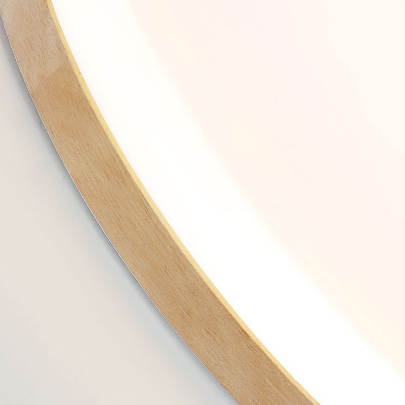 ZenithGlow – Wood & Metal LED Ceiling Lamp
