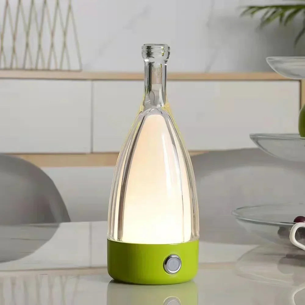 GlowBottle – Vintage Bottle Lamp for Cozy Ambience and Stylish Decor